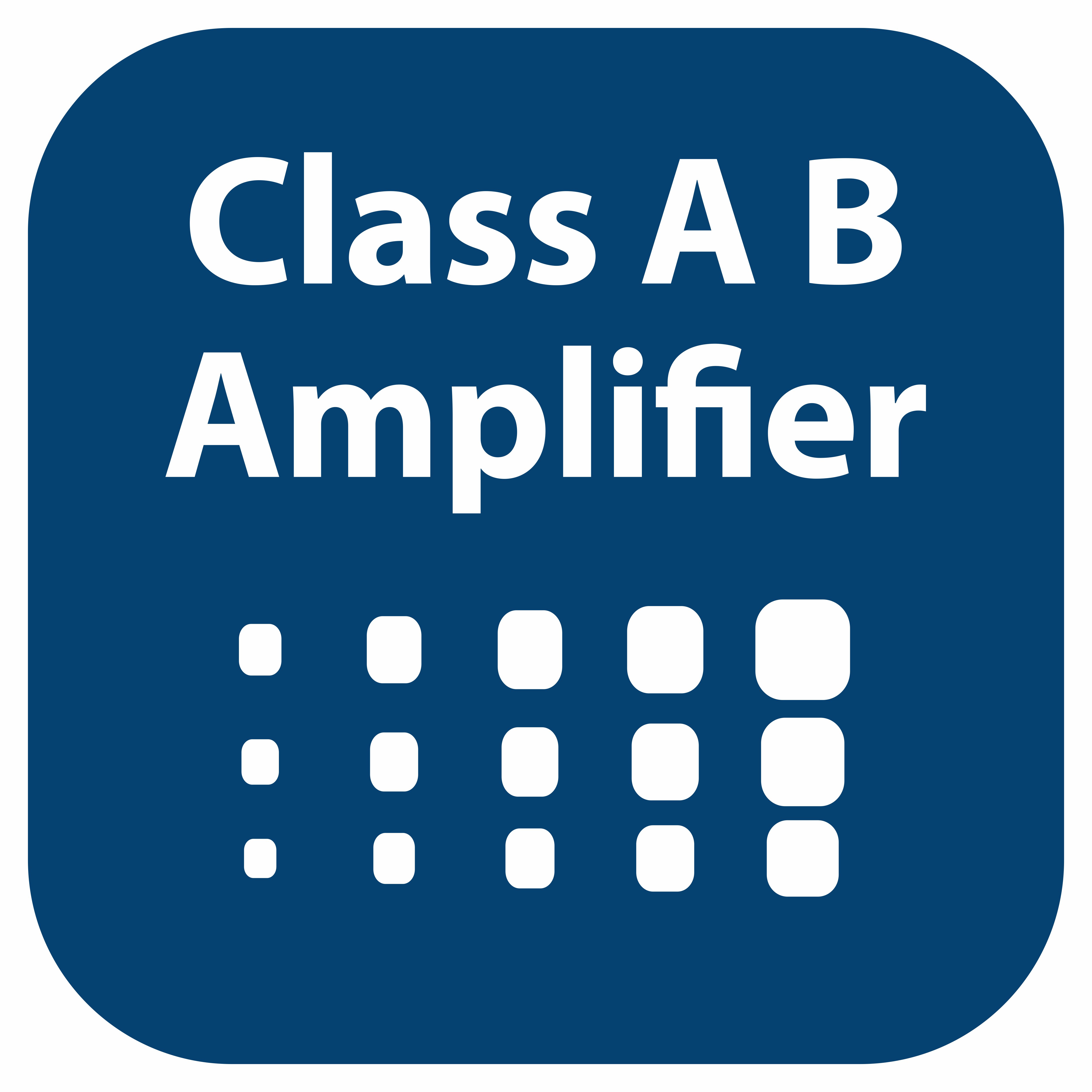 Class AB amplifer subwoofer