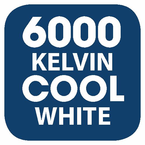 6000 kelvin cool white