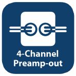 Blaupunkt 4-channel pre-amp output