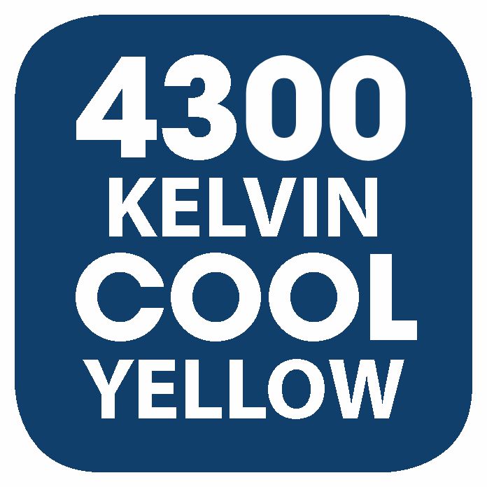 Color Temperature: 4300 Kelvin