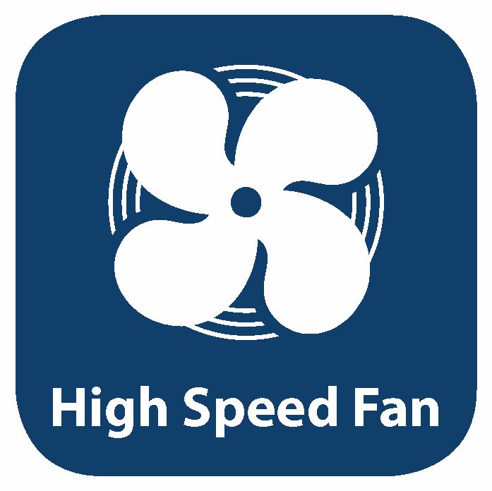 High Speed fan built in