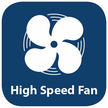 High speed fan built-in