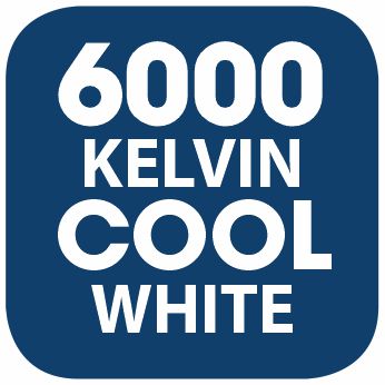 Color Temperature: 6000 Kelvin