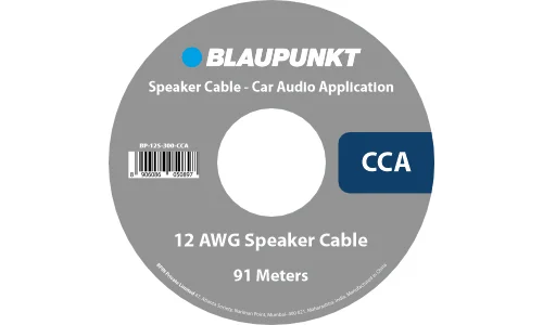 Blaupunkt BP-12S-300-CCA (12 GA CCA Speaker Wire - 91 Meters)