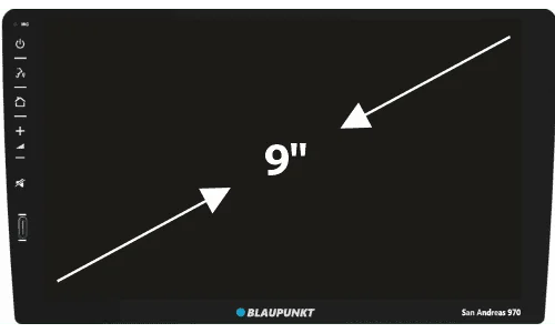 Blaupunkt B910AU - SAN ANDREAS 970 - 22.73cm - 9