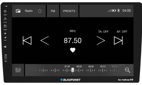 Blaupunkt B910AU - SAN ANDREAS 970 - 22.73cm - 9