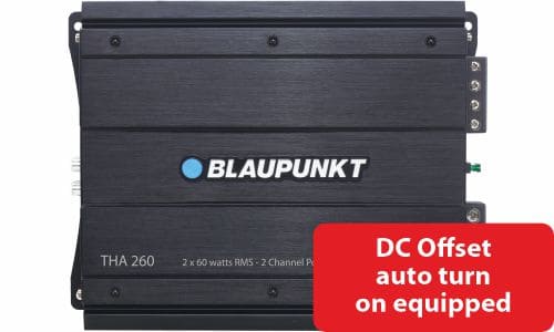 DC offset auto turn on equipped - car amplifiers