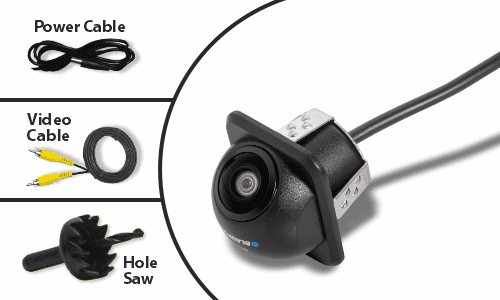 Blaupunkt Universal Rear View Camera with Dynamic Guide Lines BC DH4.4 AHD