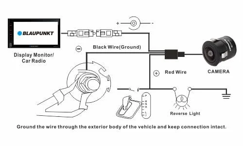 Blaupunkt Universal Rear Bumper Camera with AHD Picture Quality & Dynamic  Guidelines BC DH2.3 AHD