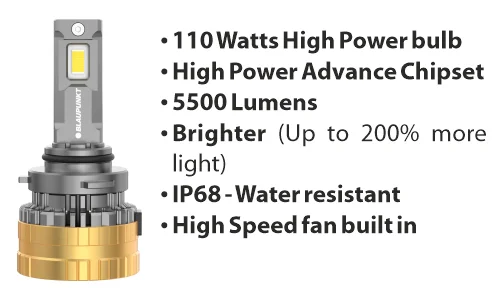 Blaupunkt 110 Watts LED 4300 PRO 9006