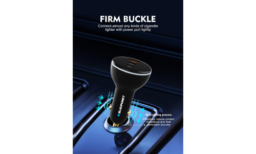 Firm Buckle - Connect almost any kinds of cigaratte lighter